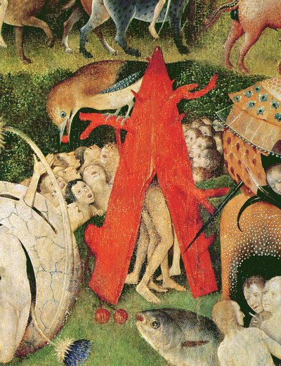 The Garden of Earthly Delights (detail) by Hieronymus Bosch